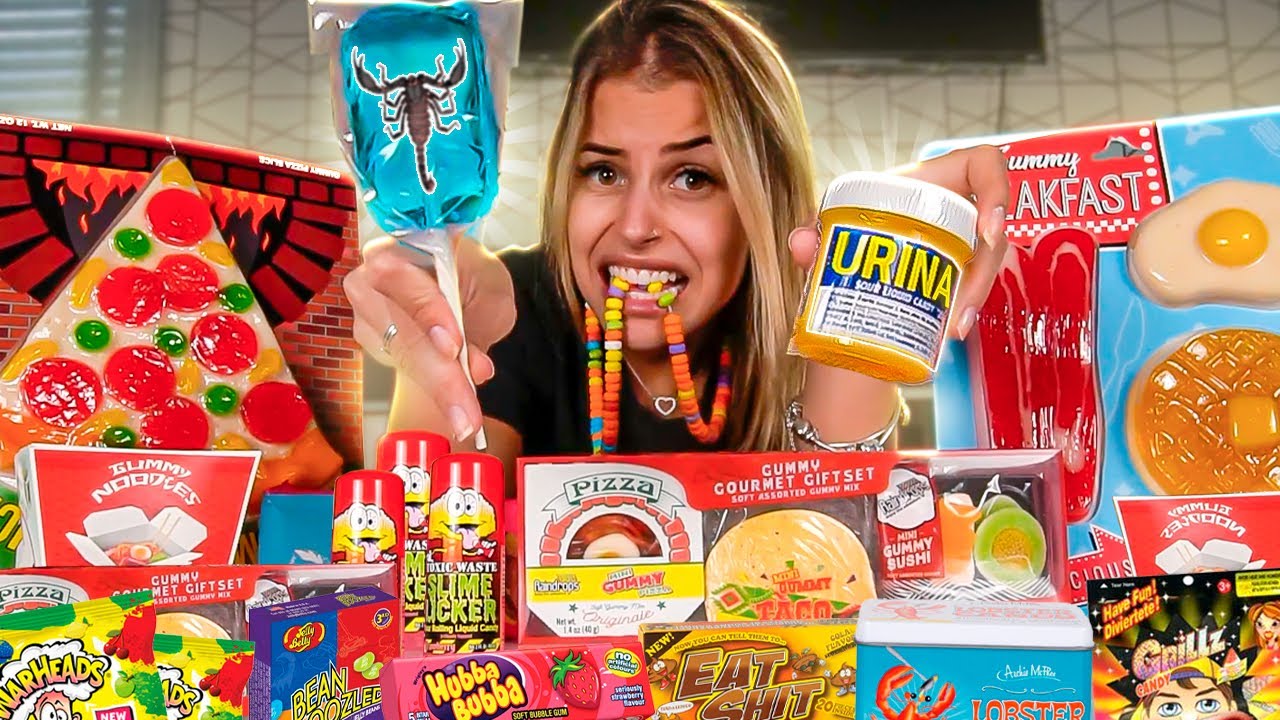 EXPERIMENTANDO OS DOCES MAIS BIZARROS DOS EUA!!