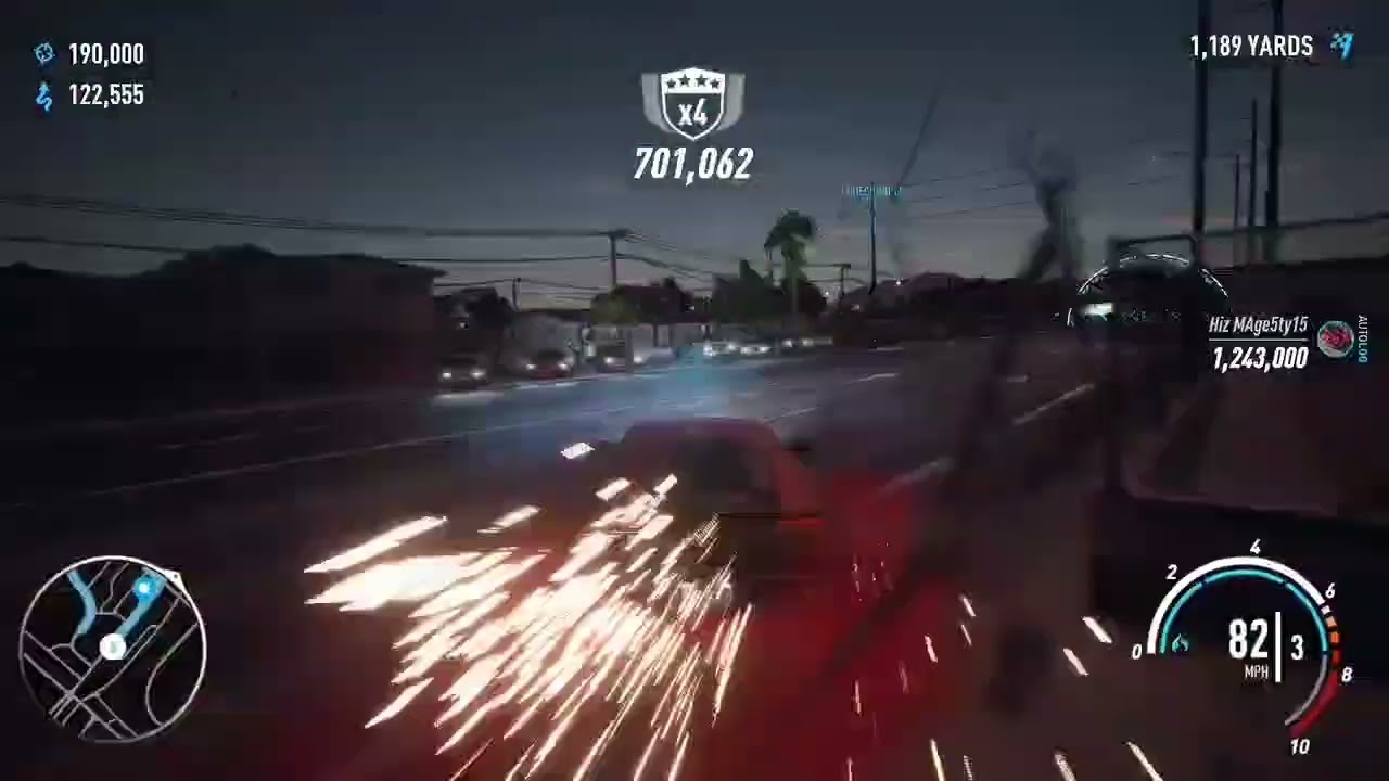 Need For Speed: Payback - drifting the block - 1.3 million score