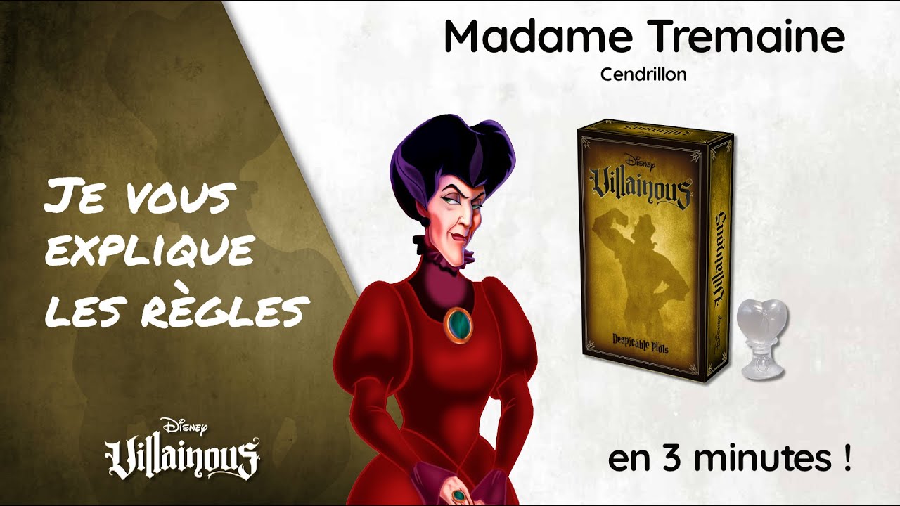 Je vous explique les r&egrave;gles de MADAME TREMAINE - VILLAINOUS en moins de 3 minutes!
