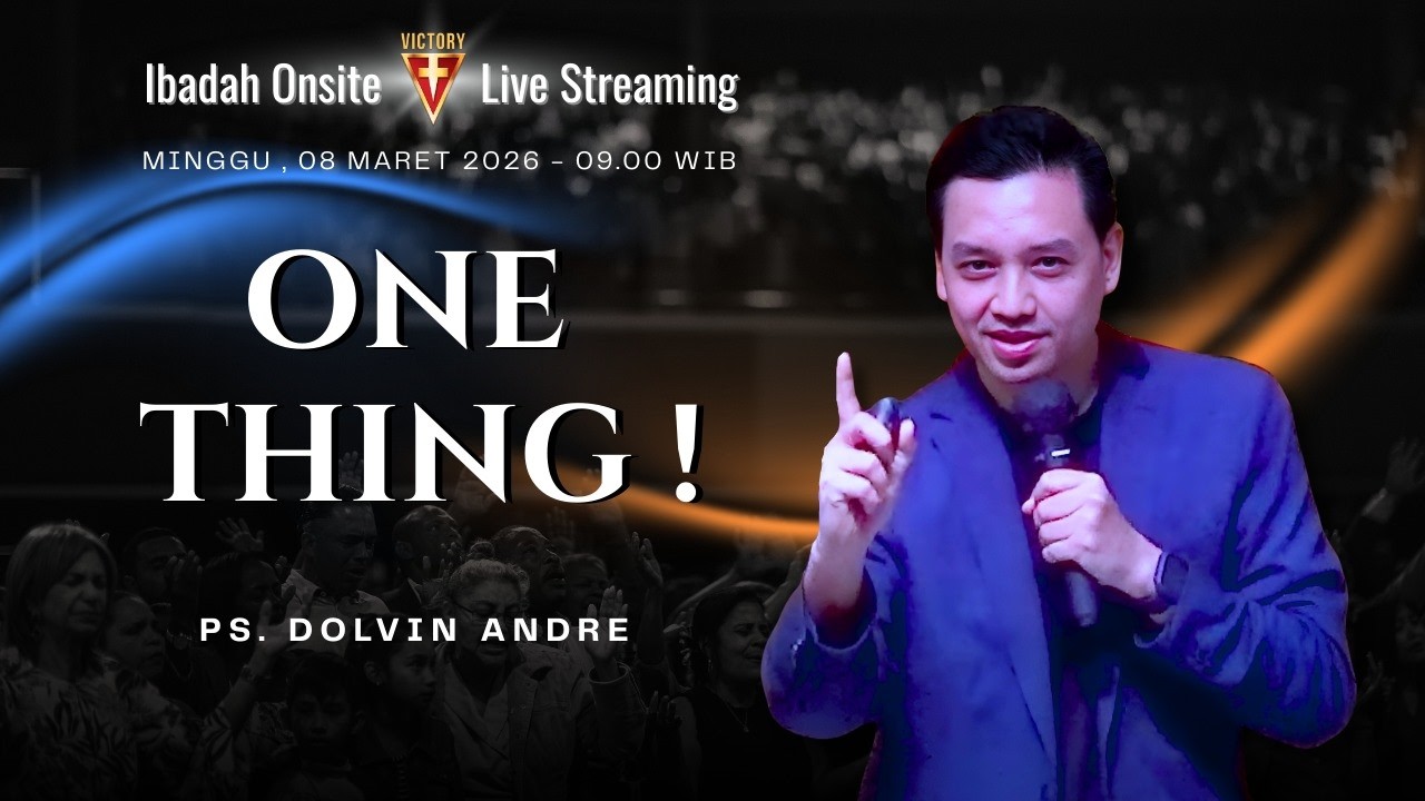 Live Streaming Ibadah Minggu VCI - 08 Mar 2026, Jam 09:00 WIB - Ps. Dolvin Andre
