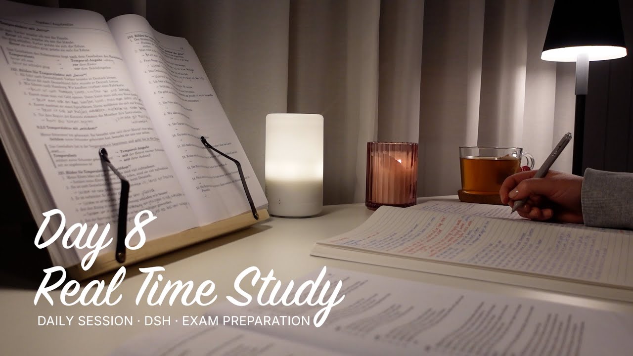 Real-Time Study With Me — Day 8 | DSH German Exam Prep