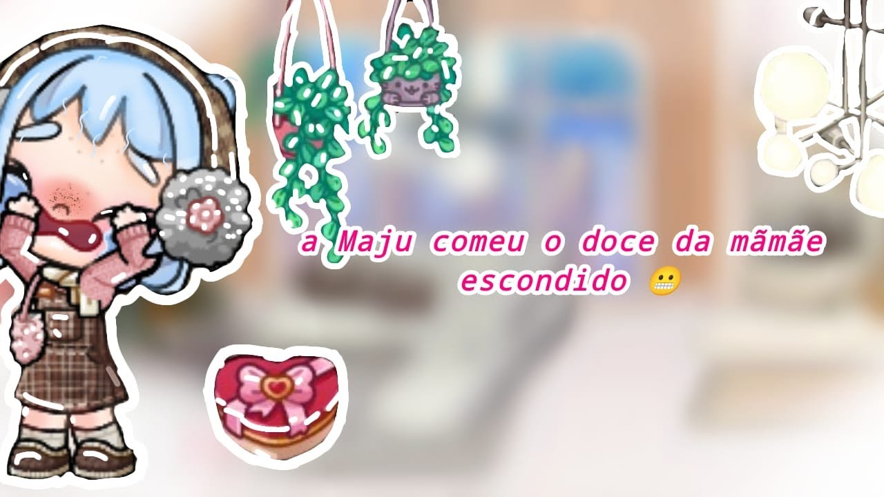 A Maju pegou o doce da Maria escondido