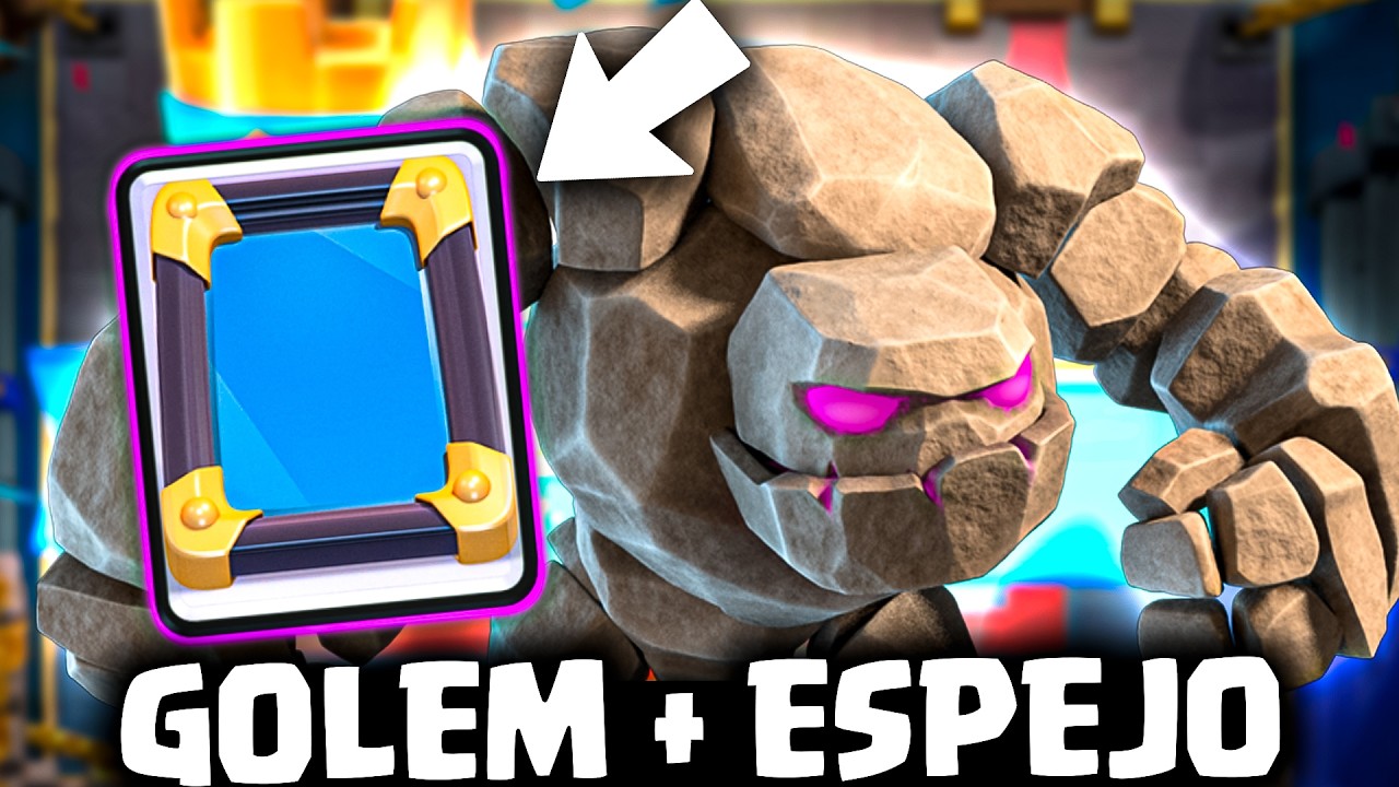 ????????????? GOLEM + ESPEJO CICLO RÁPIDO 😵‍💫🪞 CLASH ROYAYALE