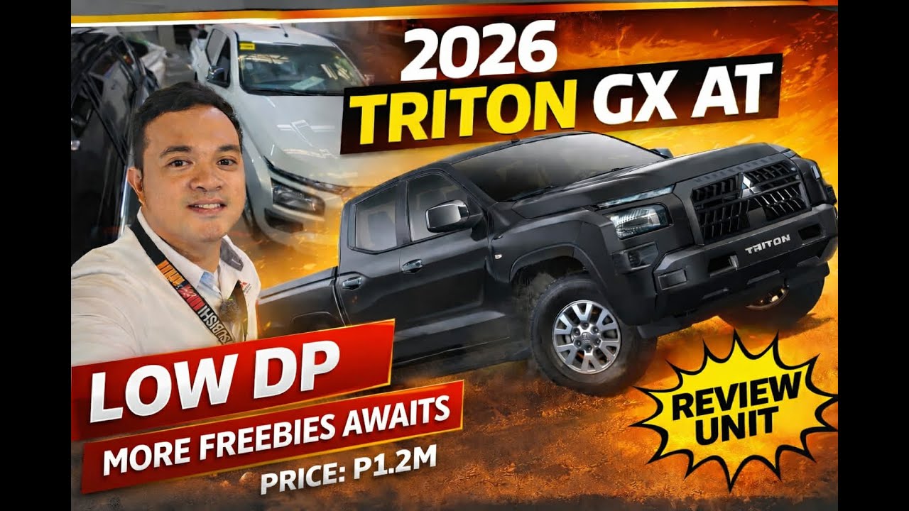 2026 NEW MITSUBISHI TRITON GX AT | NO EXCISE TAX | STARTS @ 1.2M SULIT NGA BA?