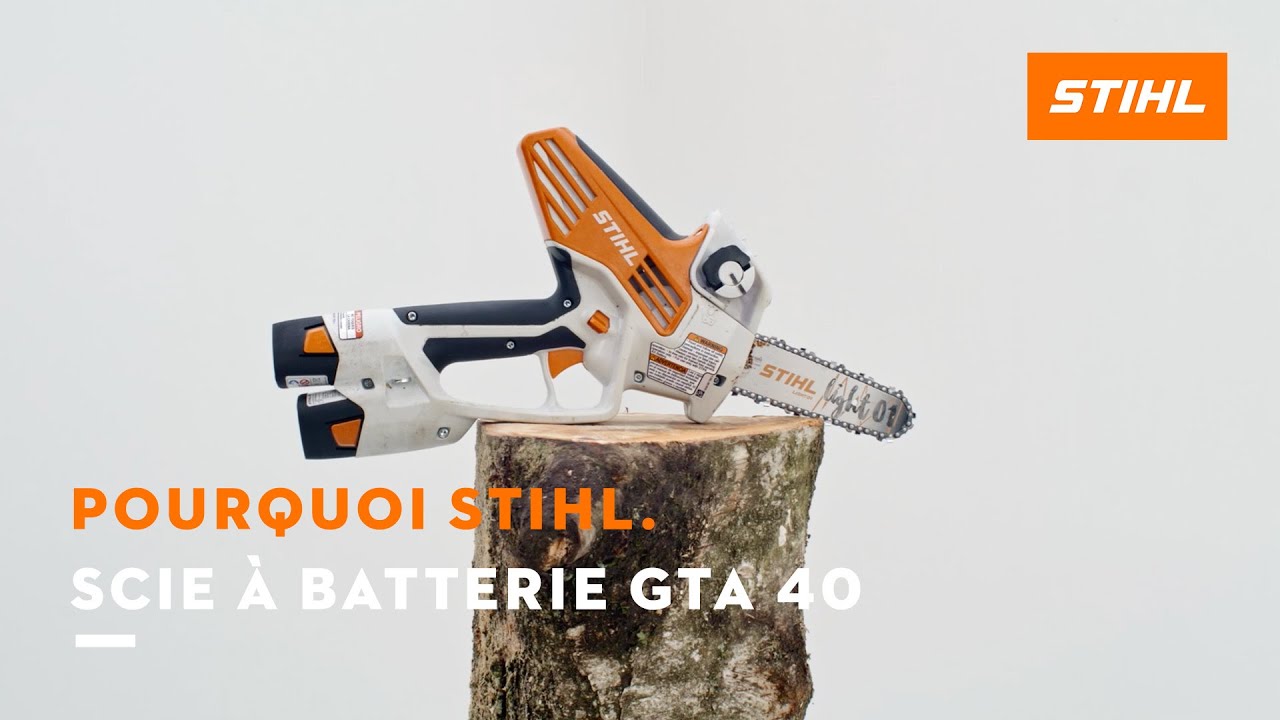 Scie &agrave; batterie GTA 40 : puissante et polyvalente | STIHL