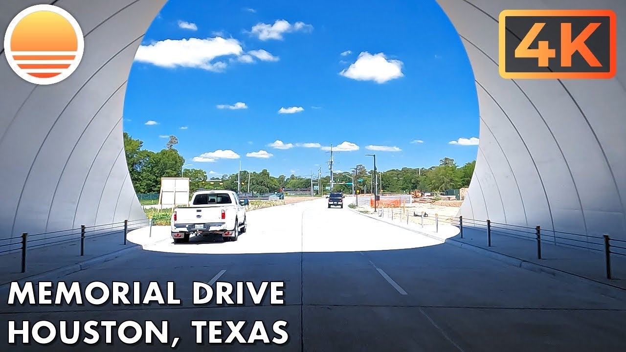 Memorial Drive in Houston, Texas! Drive with me in real time.