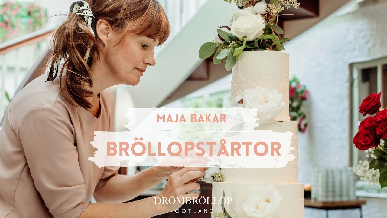 Bröllopstårta på Villa Alma i Visby