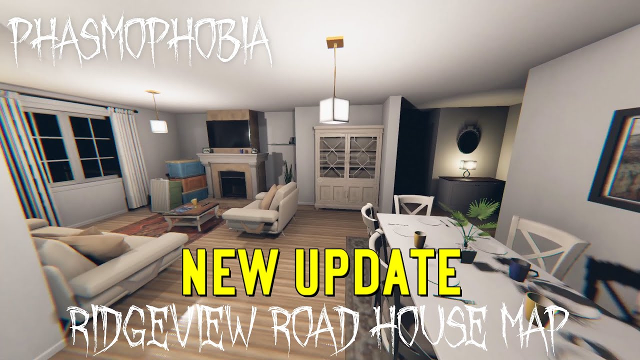 A Tour of the New Ridgeview Road House Map in PHASMOPHOBIA