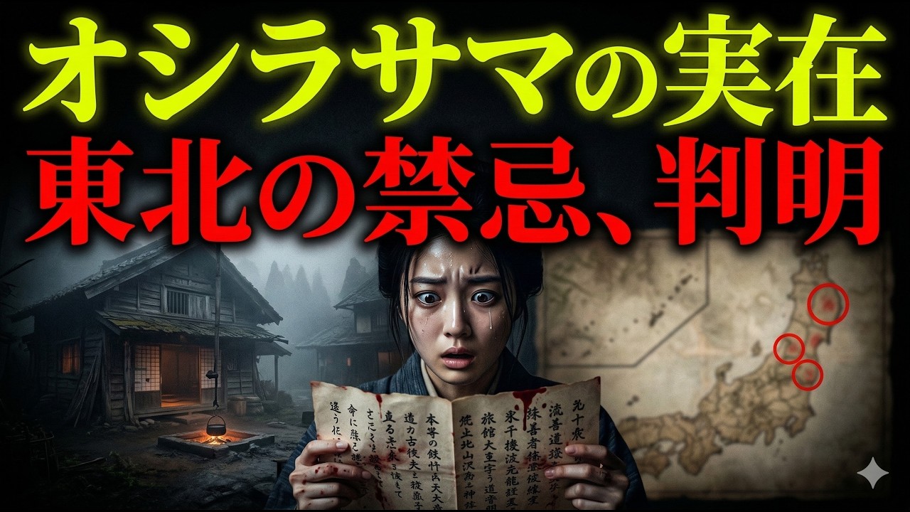 禁じられた愛の結末。馬の首が空を舞うオシラサマの血塗られた正体 【 都市伝説 妖怪 怪談 おばけ 心霊 】