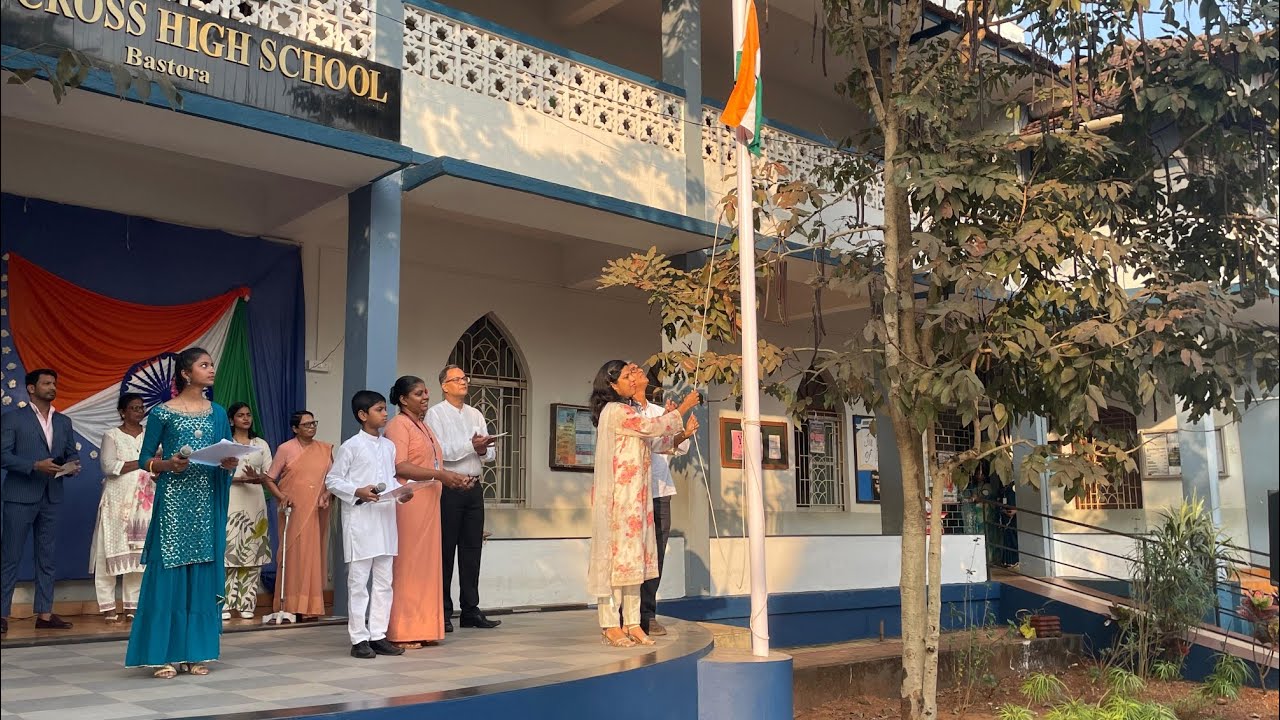 Celebration of 77th Republic Day of India and Prerna 4 @ Holy Cross High School Bastora 