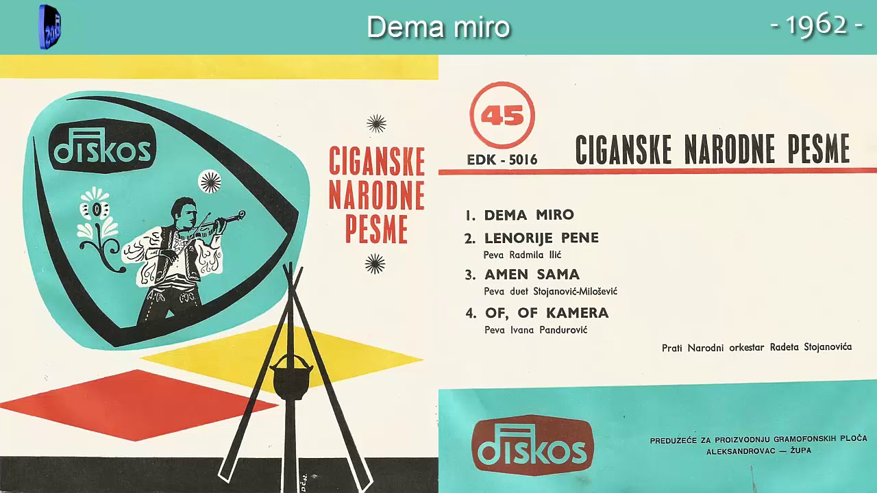 Radmila Ilic - Dema miro - (Audio 1962)