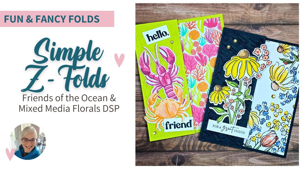 Stash Showdown! Mixed Media Florals vs. Friends of the Ocean