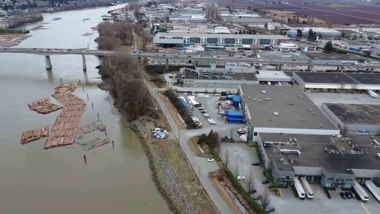 Fraser river drone #djimini4k #djidrone #drone #dron #vancouver #fraserriver #richmondbc 