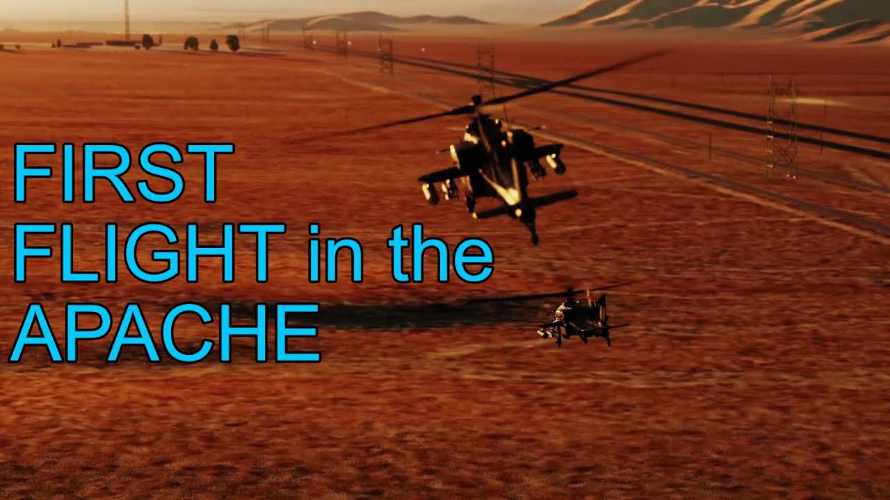 AH-64D Apache: Literally My First Flight #DCS #AH64D #Apache
