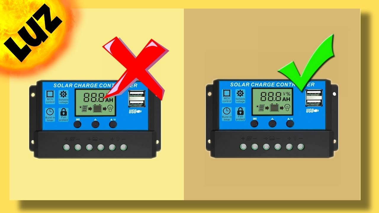Cómo reconocer el controlador de carga solar azul ORIGINAL?