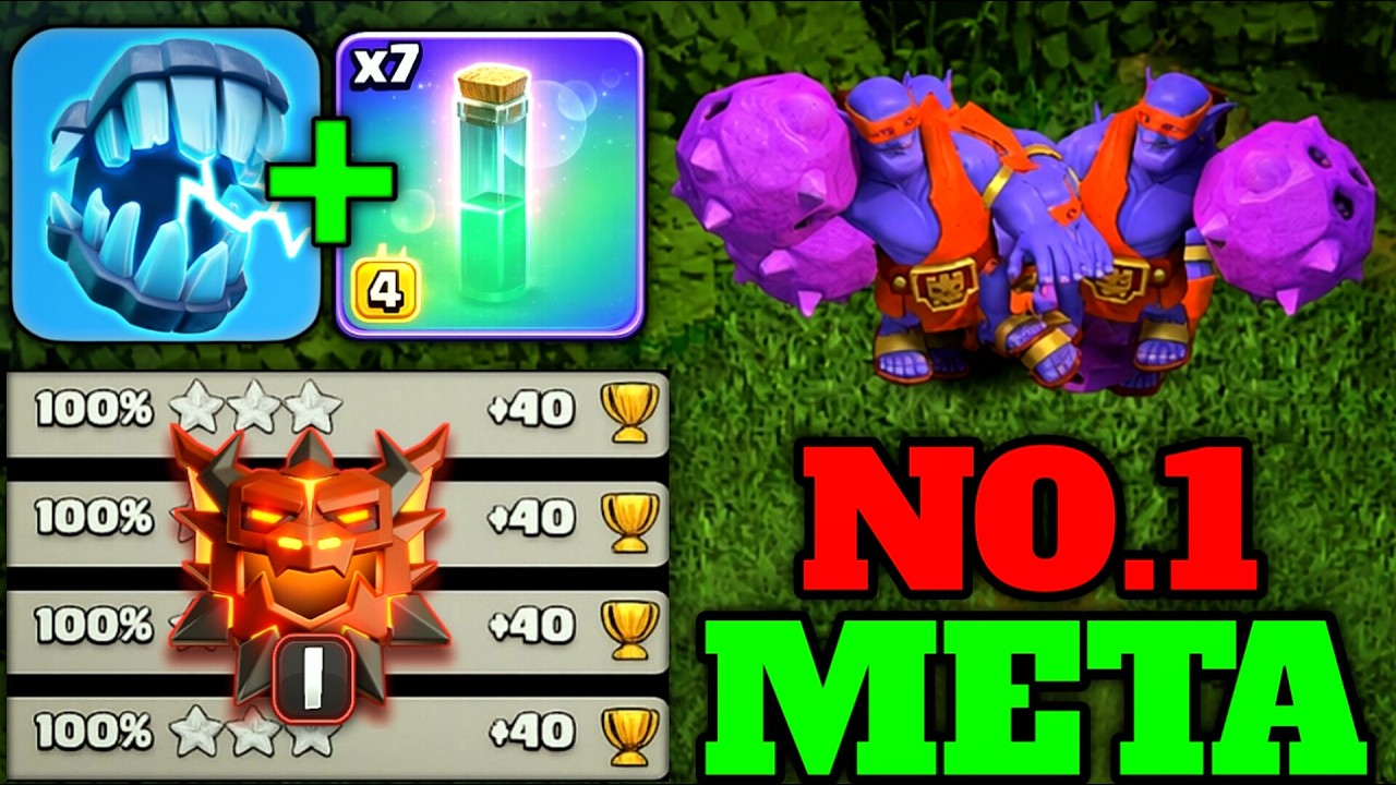 THIS NEW META IS BROKEN! DD Charge + Super Bowler Spam Destroys Max TH18 Bases! Clash Of Clans