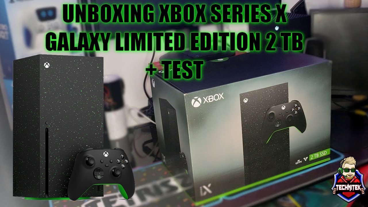 Unboxing et Test complet de la Xbox One Series X Galaxy 2 TB Limited Edition