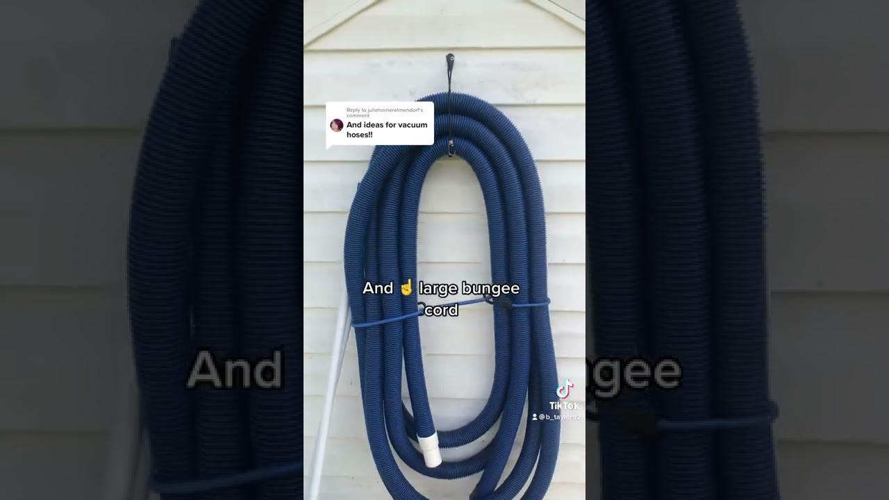 Organization tip for pool hose #hack #tipsandtricks