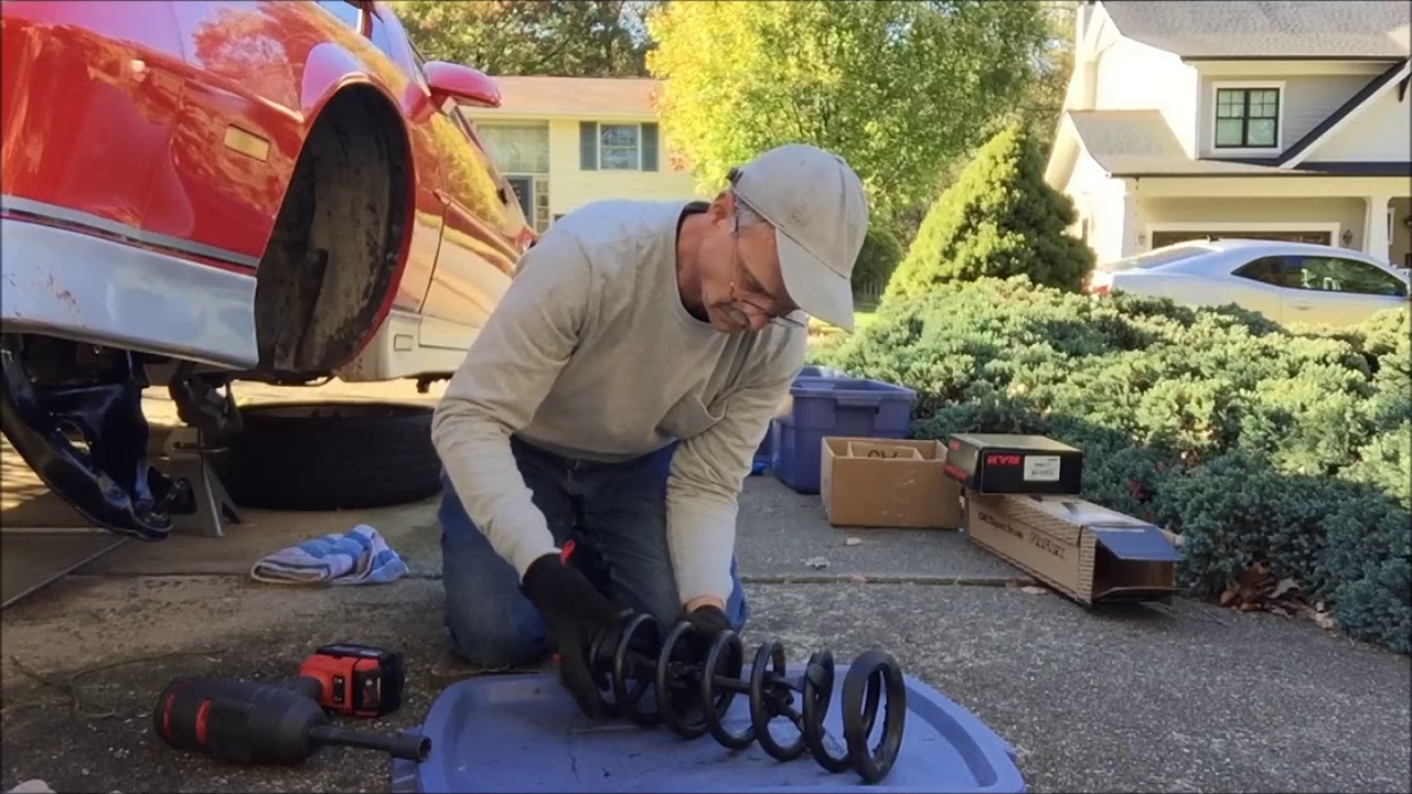 third gen Camaro control arm - spring compressor and installation