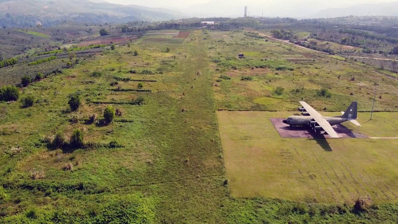 Khe Sanh (Drone footage 2020) US marines Combat base Vietnam (Vietnam war)