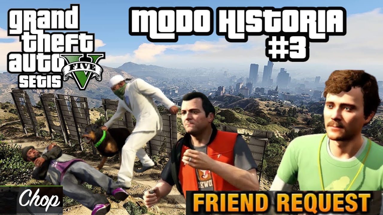 Chop es un DEGENERADO GTA 5 ( Modo historia ) #3  / SETIS