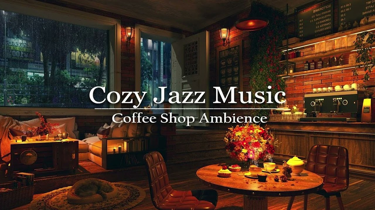 Cozy Jazz Music ☕ Coffee Shop Ambience | 3.5 Hours of Relaxing Background Music