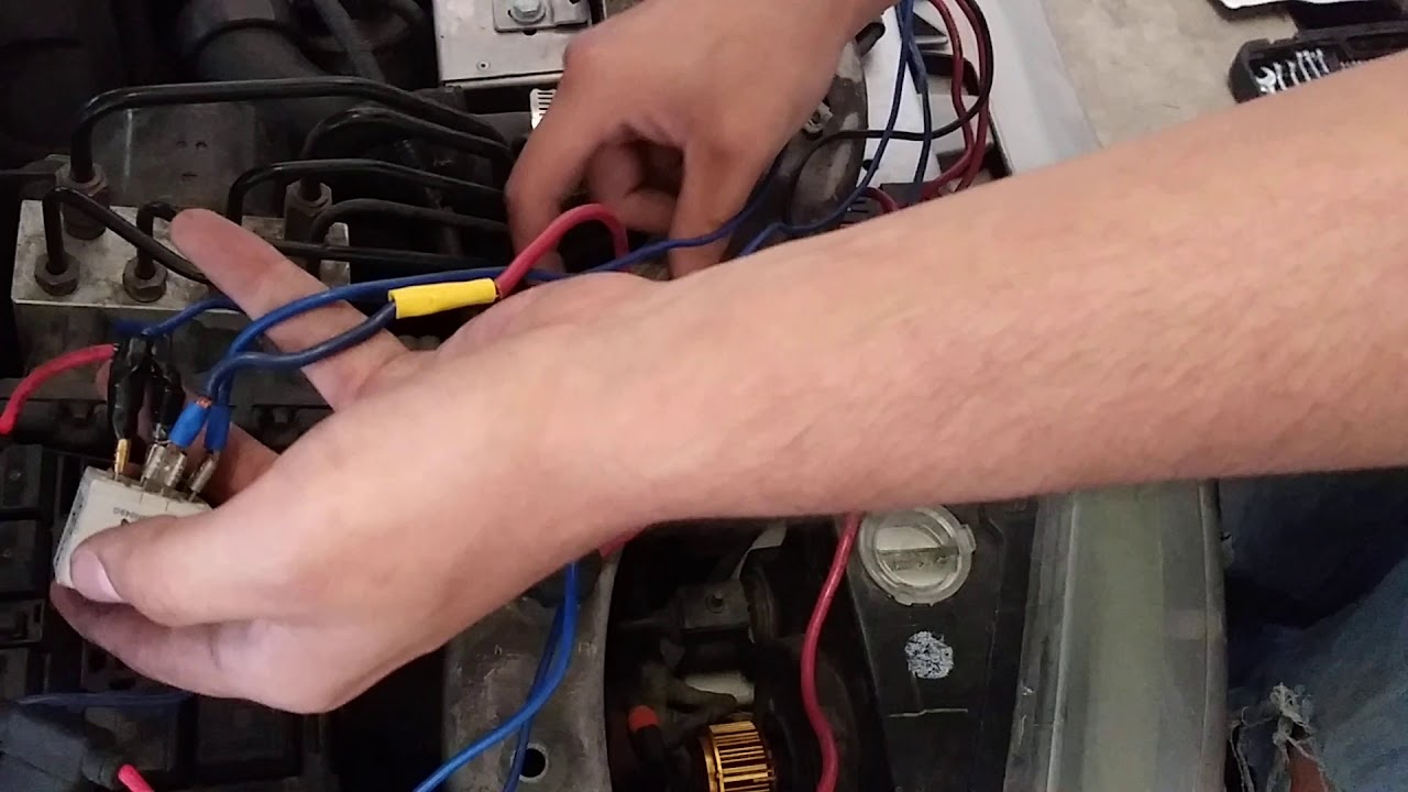 Lincoln ls electric fan wiring.