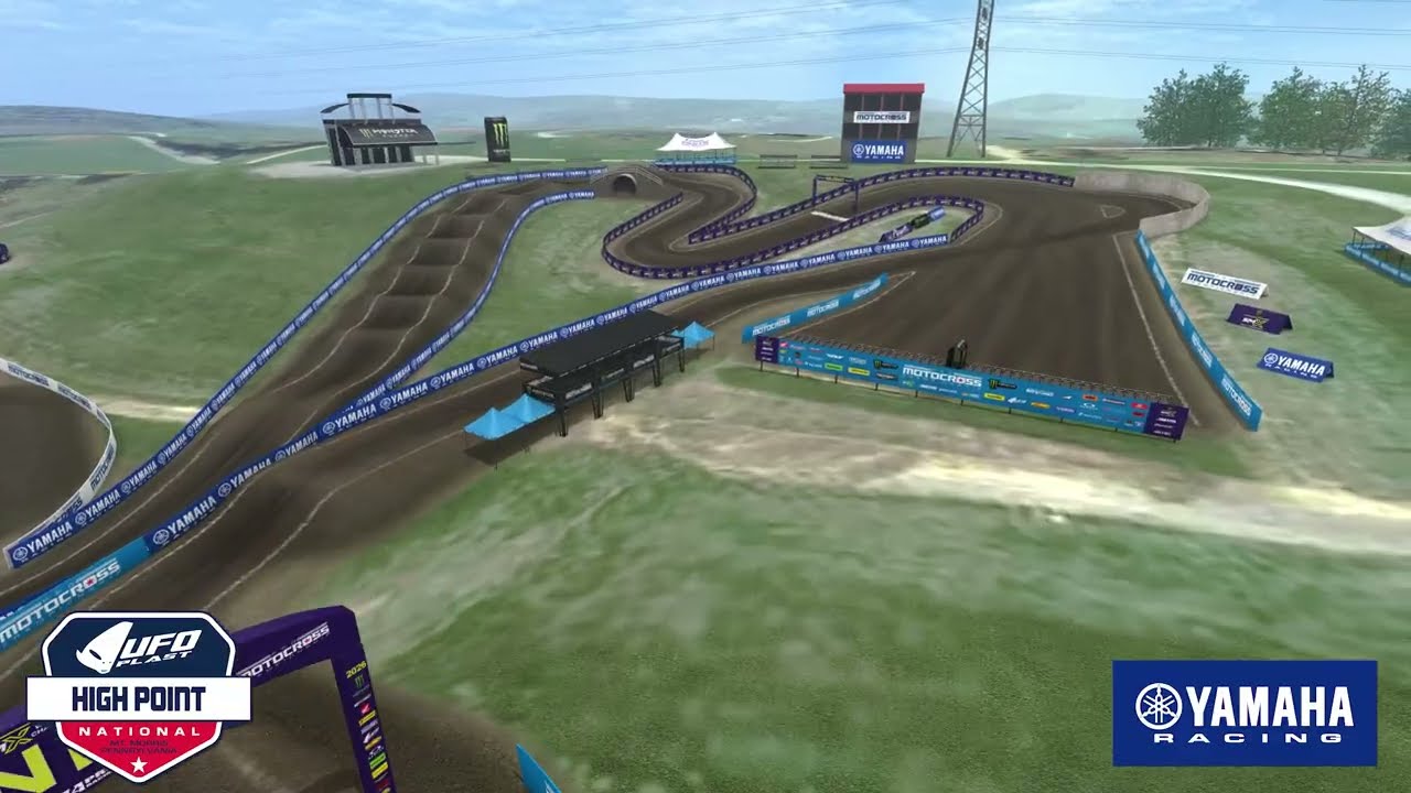 2026 Pro Motocross Rd 4 | High Point | Yamaha Track Map