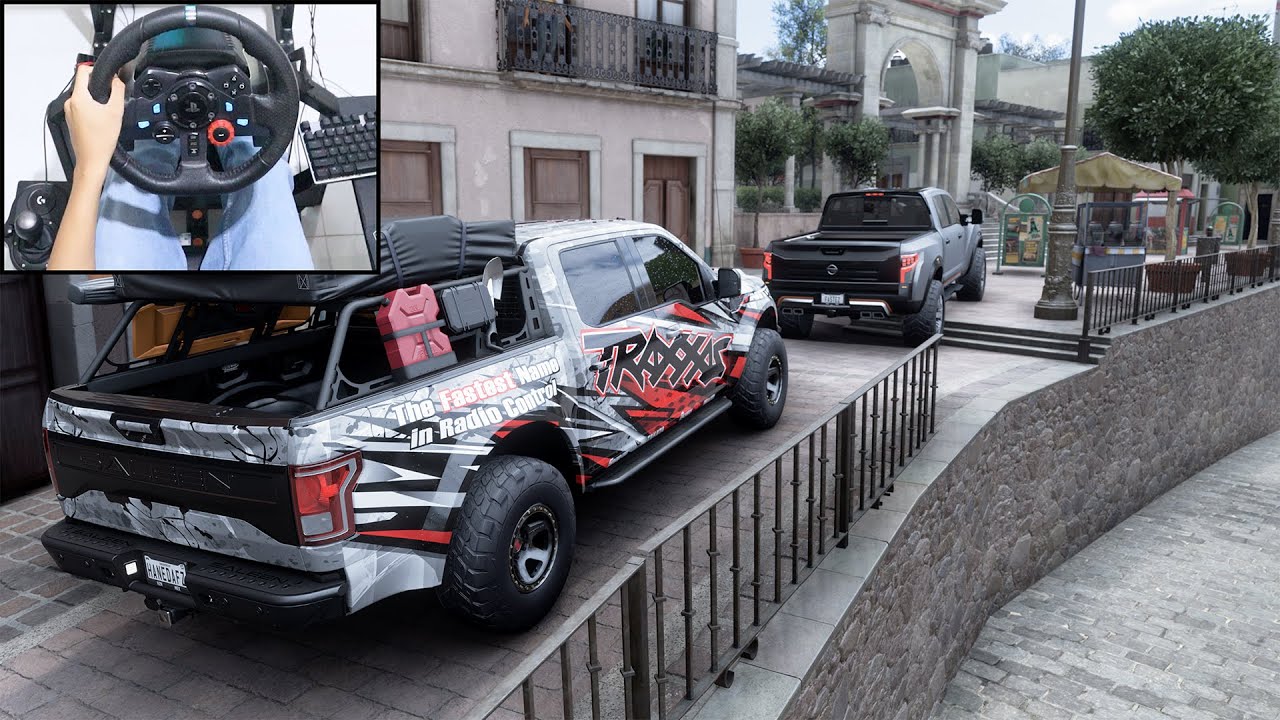 Saleen Sportruck XR & Nissan Titan Truck - Forza Horizon 5 | Logitech g29 gameplay