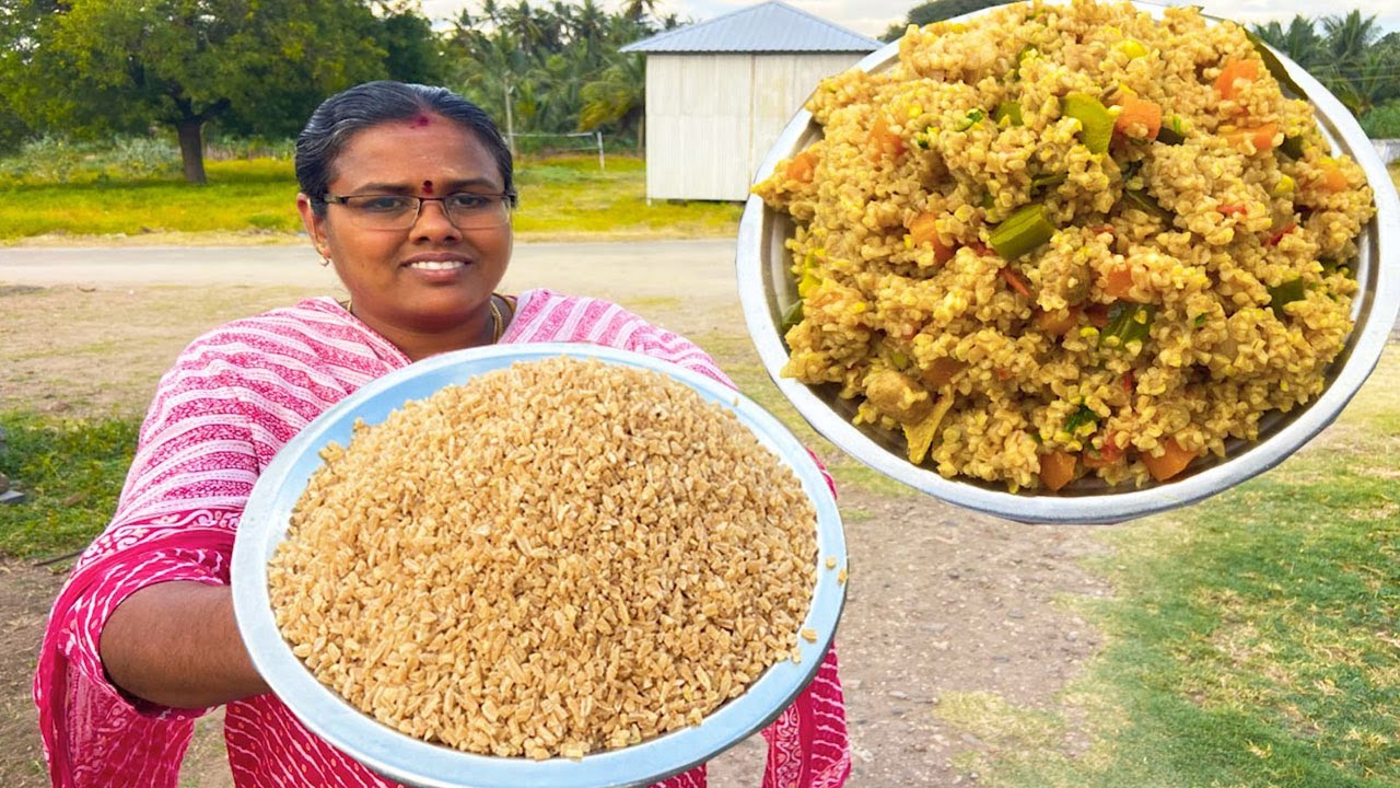 கோதுமை குருணை சாதம் / Broken Wheat Vegetable rice #shorts