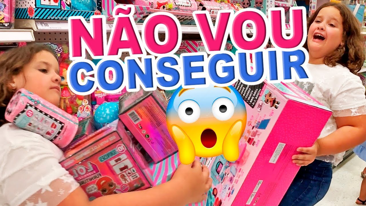 MINHA MÃE DEIXOU EU COMPRAR TUDO O QUE EU CONSEGUISSE CARREGAR!