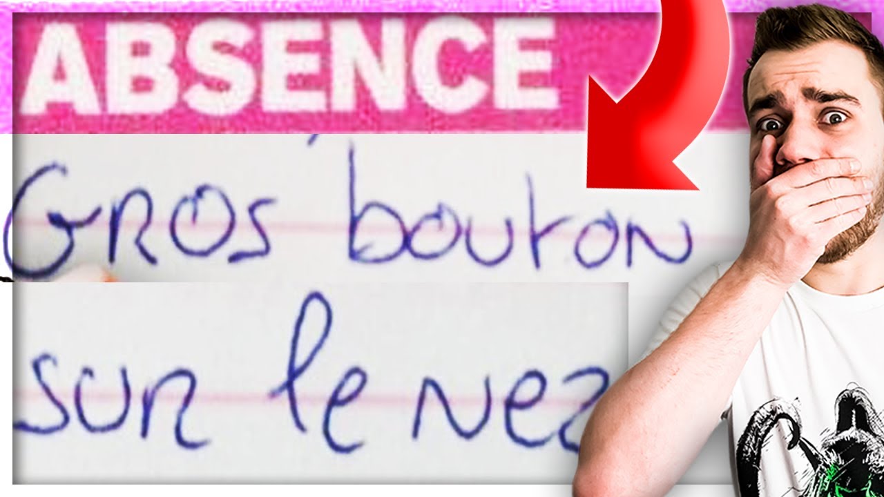 LES PIRES EXCUSES D'ABSENCE & RETARD EN COURS !