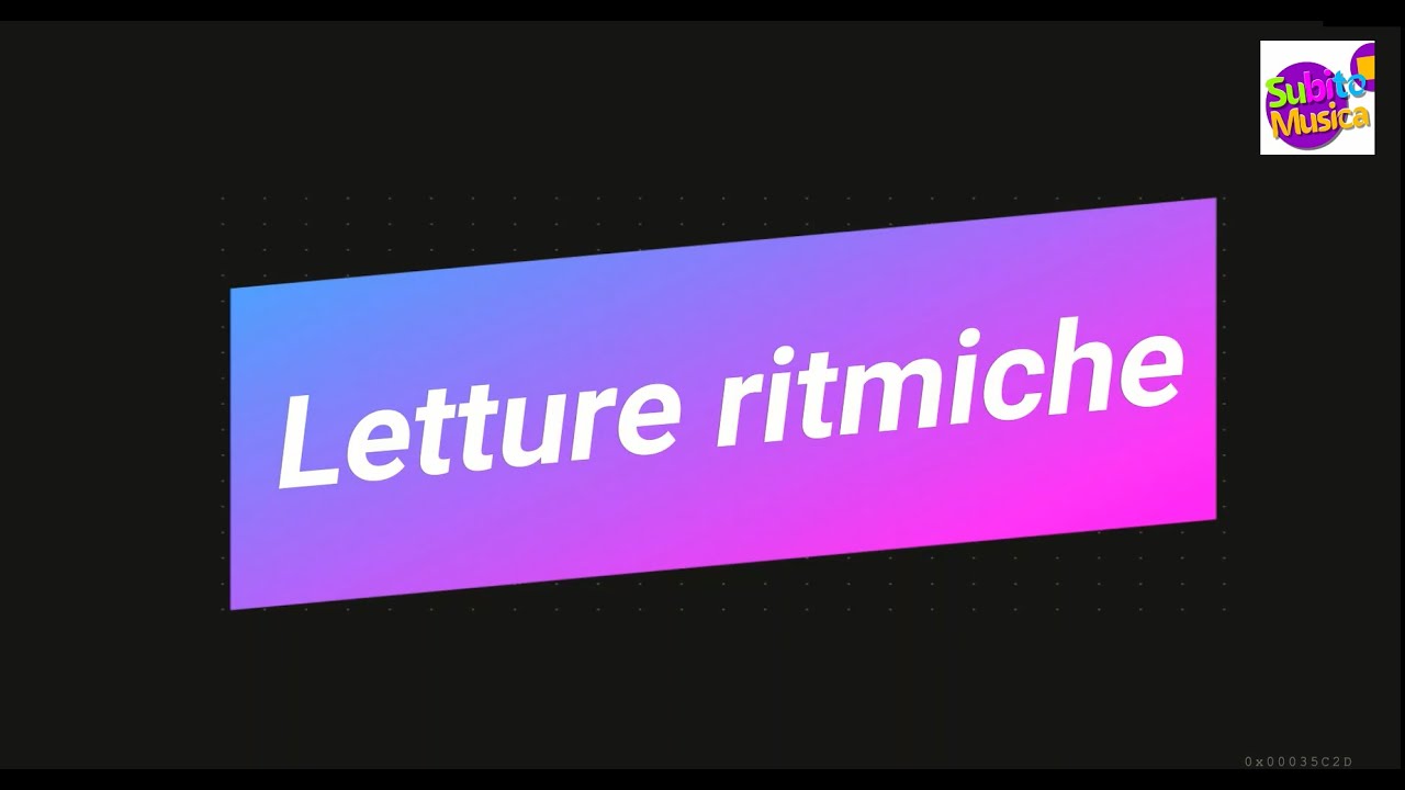 Letture ritmiche - Tutorial - SubitoMusica - www.okMusic.it