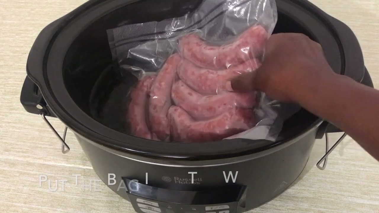 Sous Vide Beef Sausages