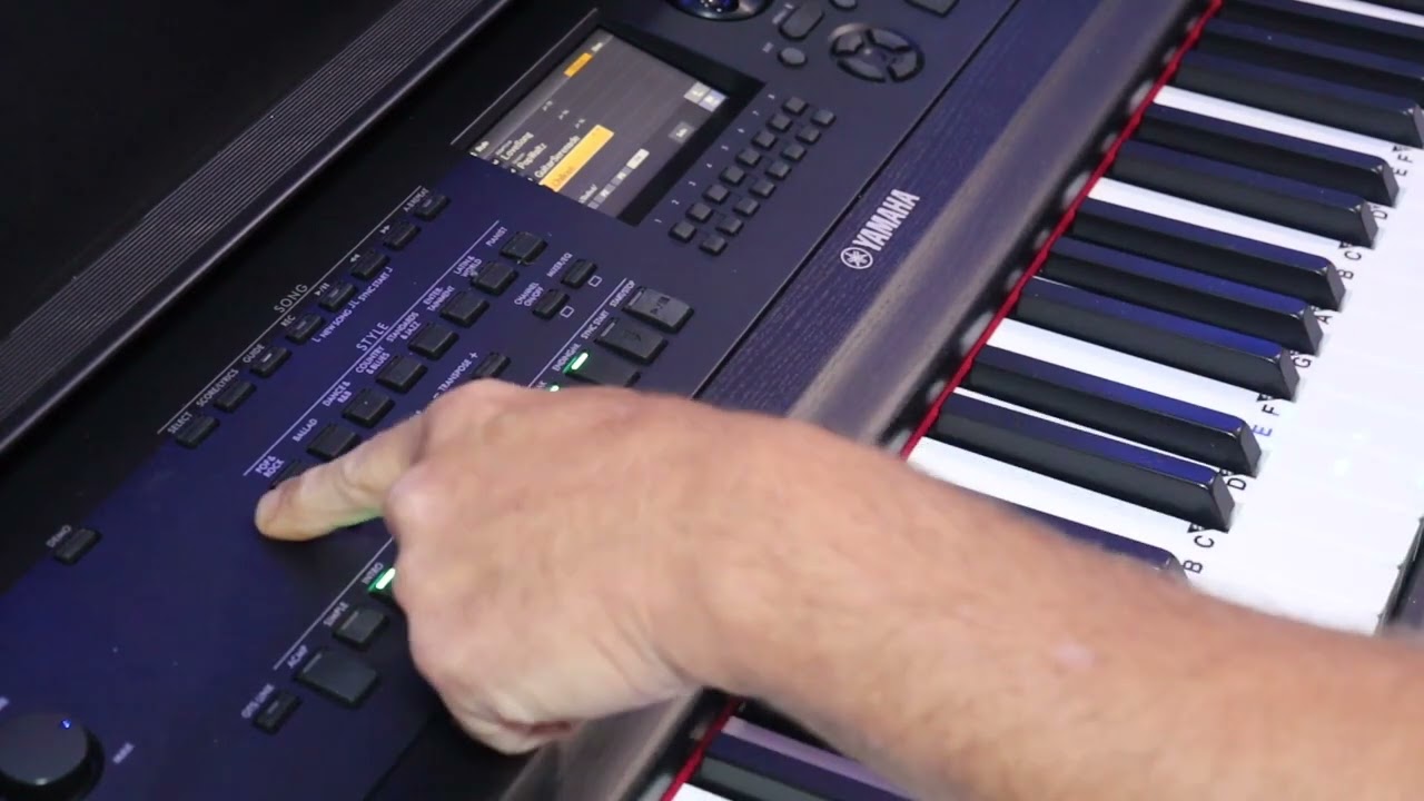 Учебное пособие по стилям Yamaha DGX670