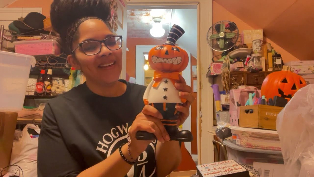 EXTREME Massive Halloween Declutter & Tidy with Me PART 1 | Dollar Tree Halloween Hanging Decor Sign
