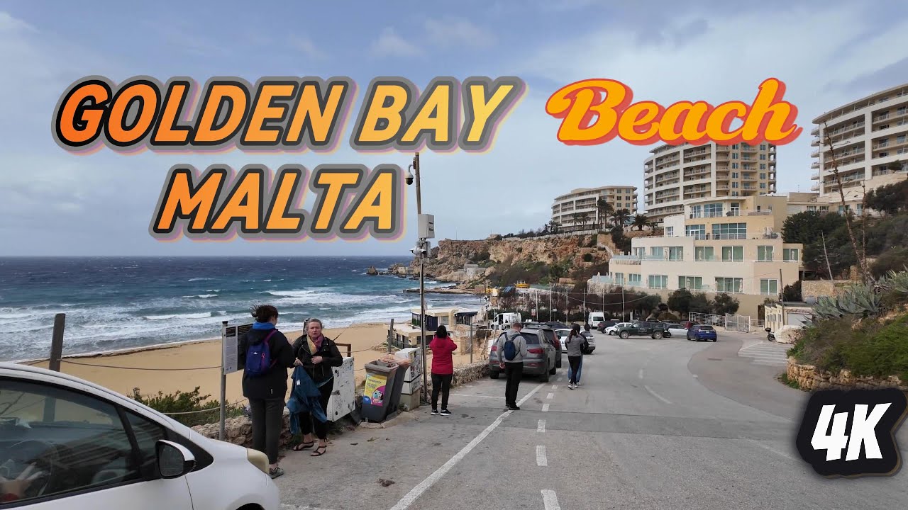 Golden Beach Malta | Paradise in the Mediterranean (4K Scenic Views)