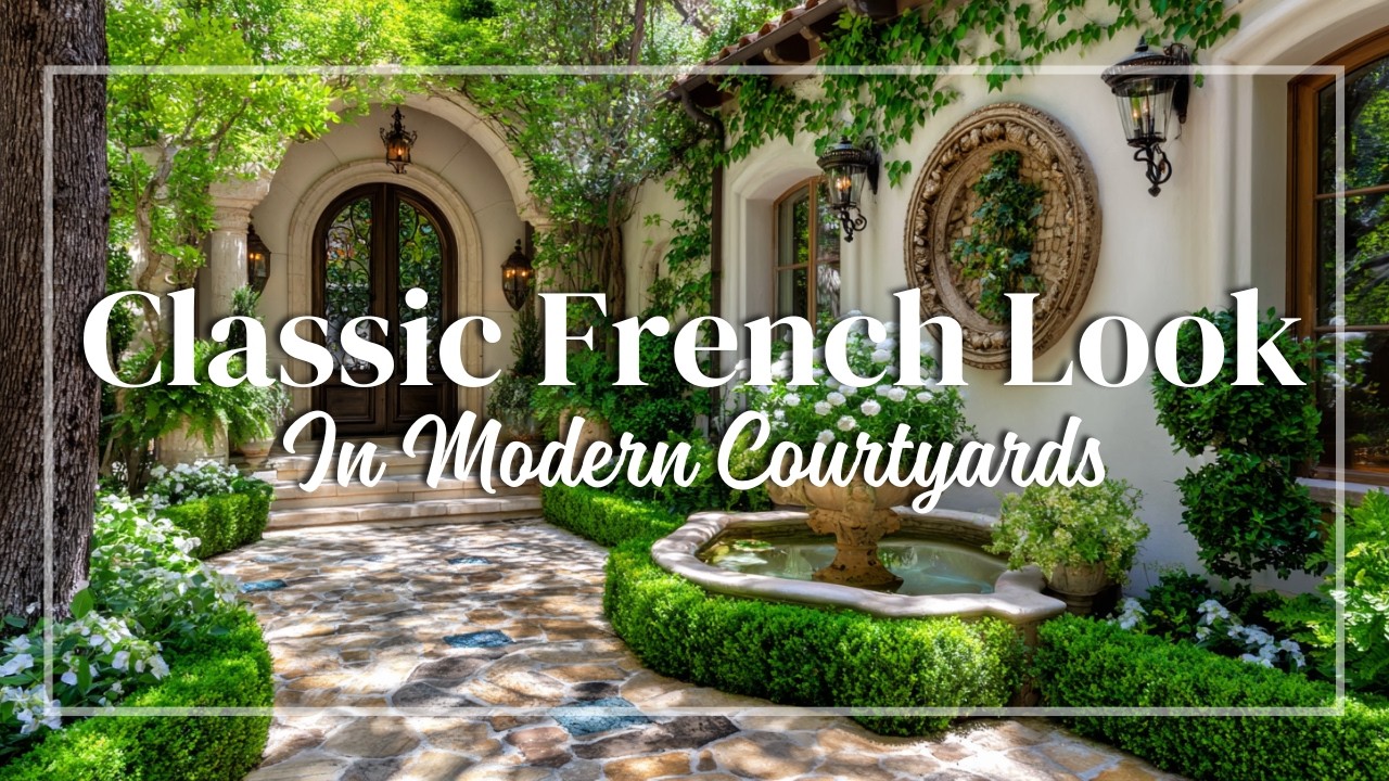 French Chateau Garden Ideas for Small Courtyards 🏰 | Timeless Opulence in a Compact Space
