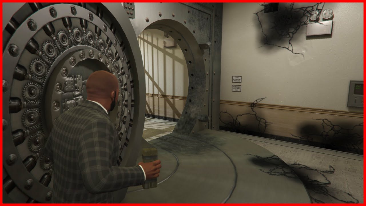 How To Open GTA 5 Bank Vault (Story Mode)