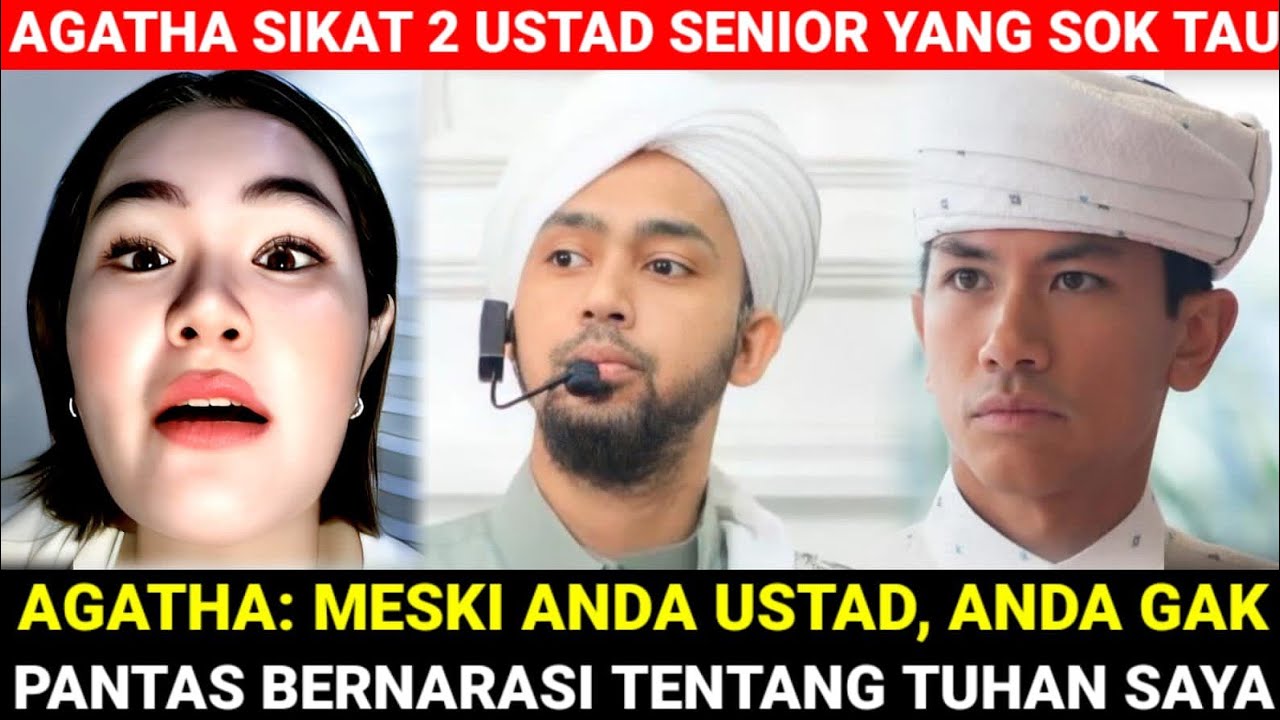 MENYALA AGATHA KU‼️ MOMEN AGATHA SIKAT HABIS 2 USTAD SENIOR YANG SOK TAU SOAL KEKRISTENAN