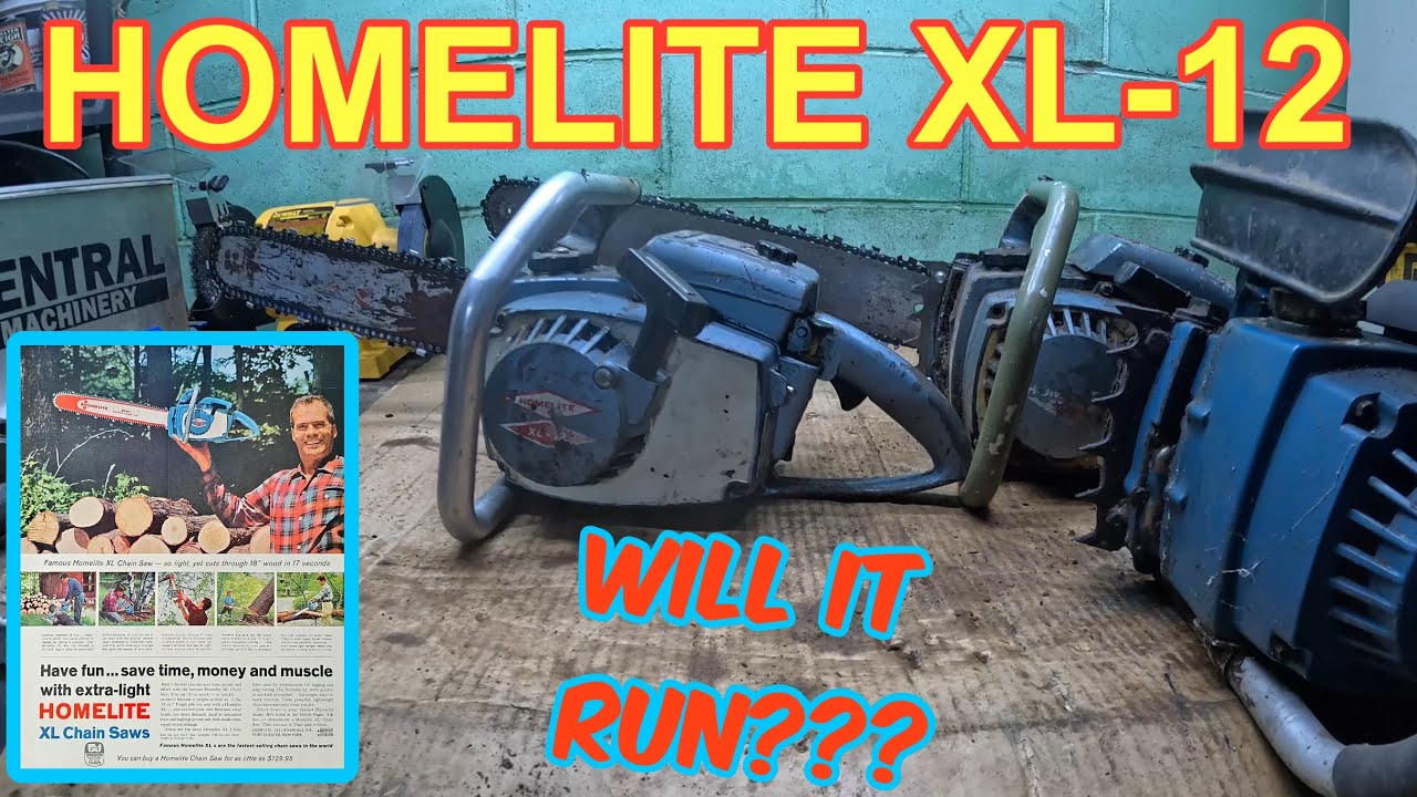 AUCTION FIND Homelite XL-12 WILL IT RUN????