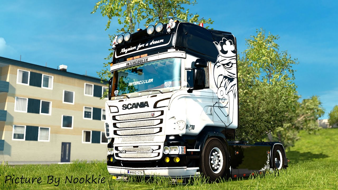 Euro Truck Simulator 2 V.1.26 #Scania Old School V8 (แต่งรถกันเถอะ # 24 )