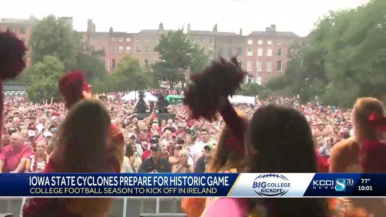 Iowa State fans, Cyclones team ready for season-opening Aer Lingus College Football Classic