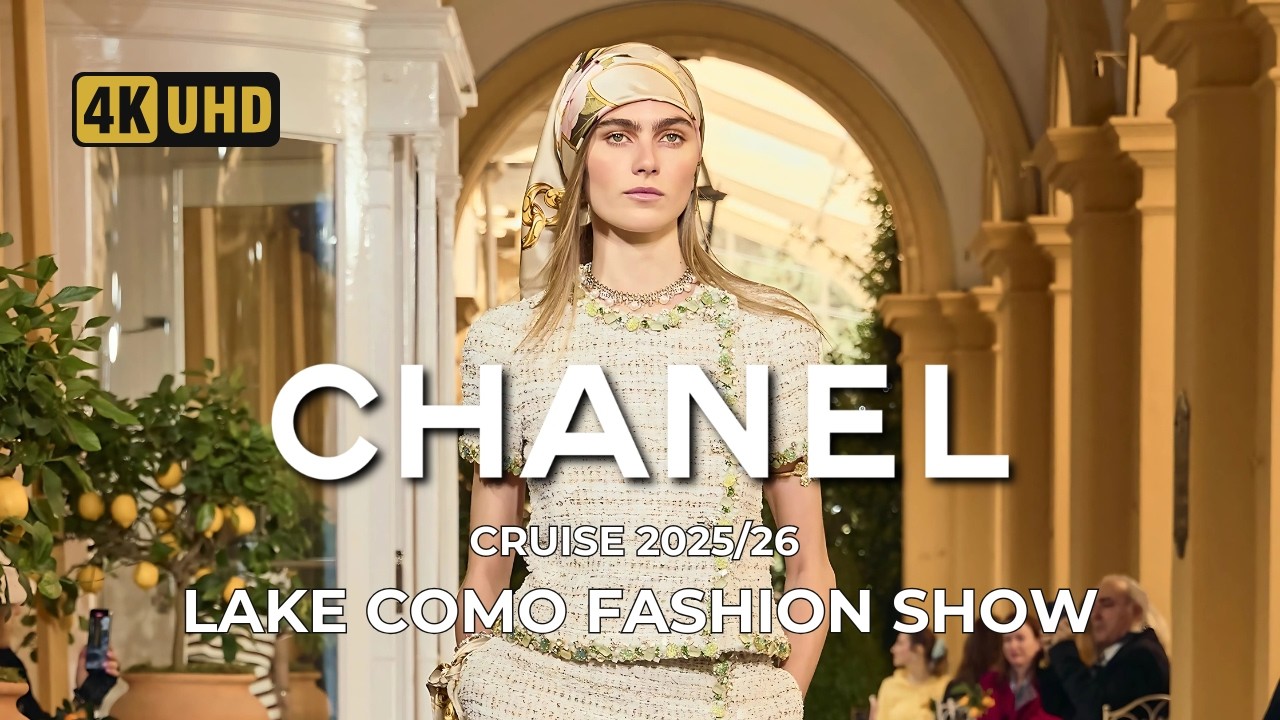 CHANEL Croisière 2025/26 : Élégance et Luxe à la Villa d'Este - Lac de Côme, Italie