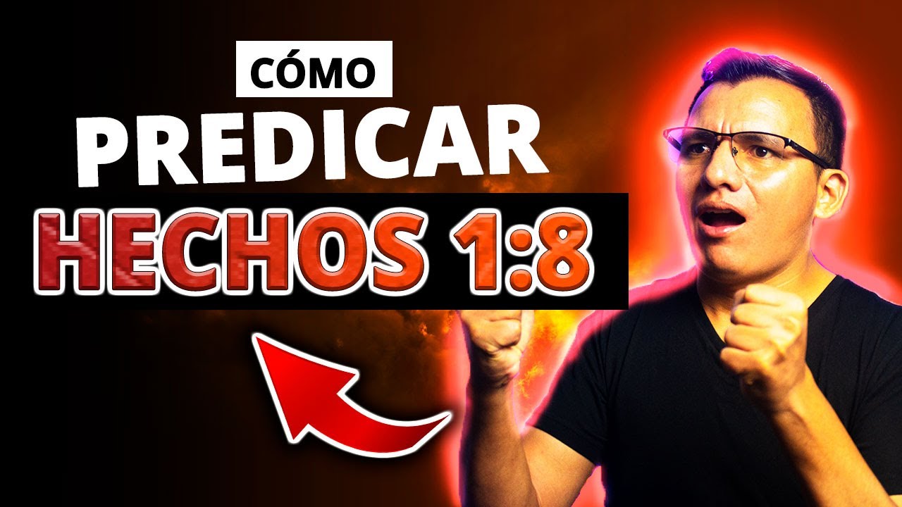 🔥Aprende a Predicar Hechos 1:8 paso a paso! 📖 Cómo preparar un bosquejo para una predicación📙🎤