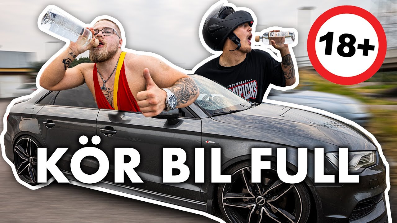 TESTAR ATT K&Ouml;RA BIL FULL! *TESTA INTE*