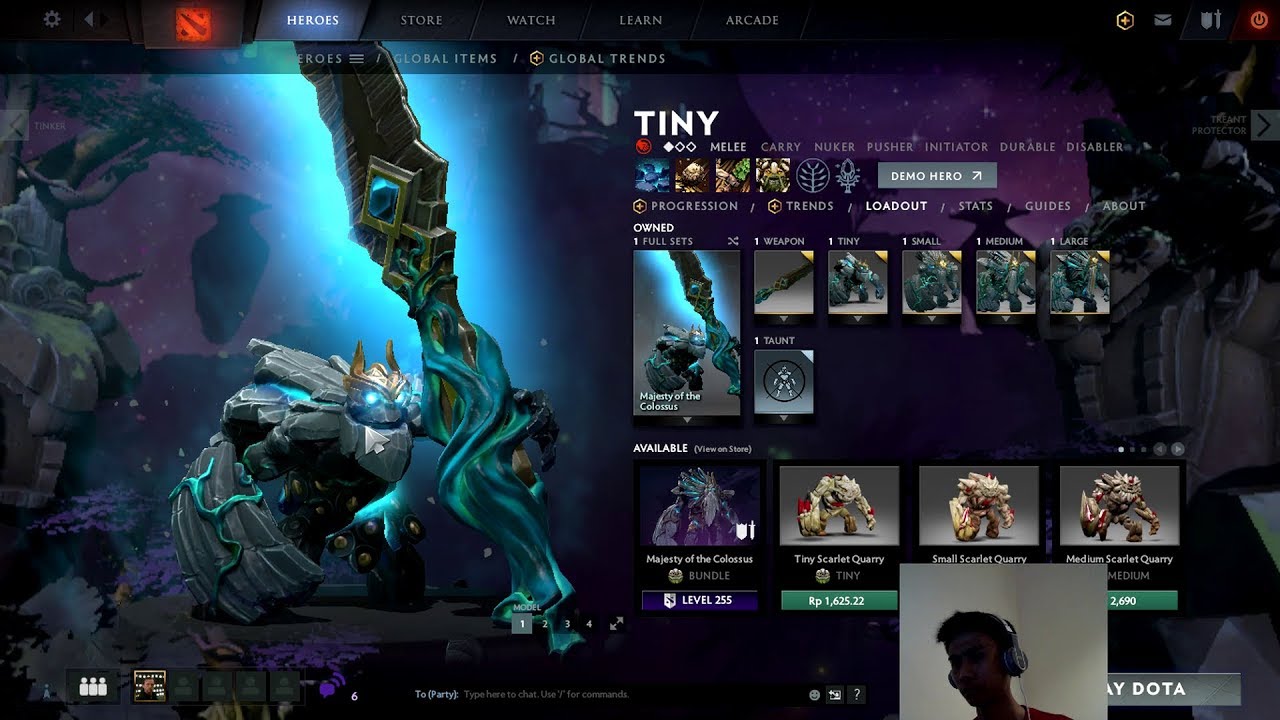 Dota 2 tiny arcana | tiny prestige items