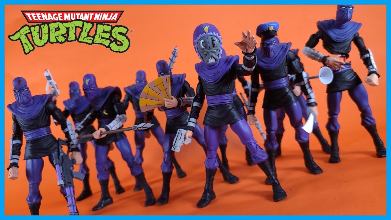 NECA Toys Teenage Mutant Ninja Turtles CARTOON ULTIMATE FOOT SOLDIER (ALPHA 1) Action Figure Review