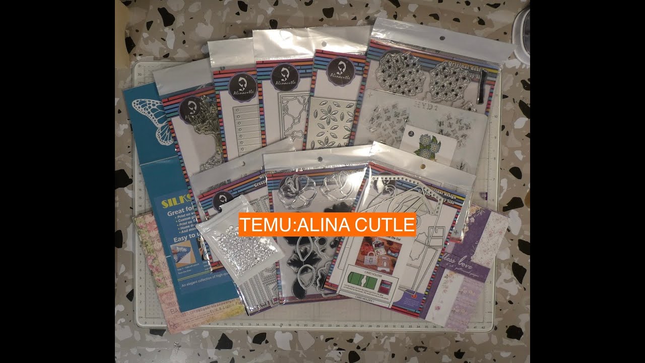 #TEMU  #Alinacutle wieder so mega Stanzschablonen , Papier und Stempel