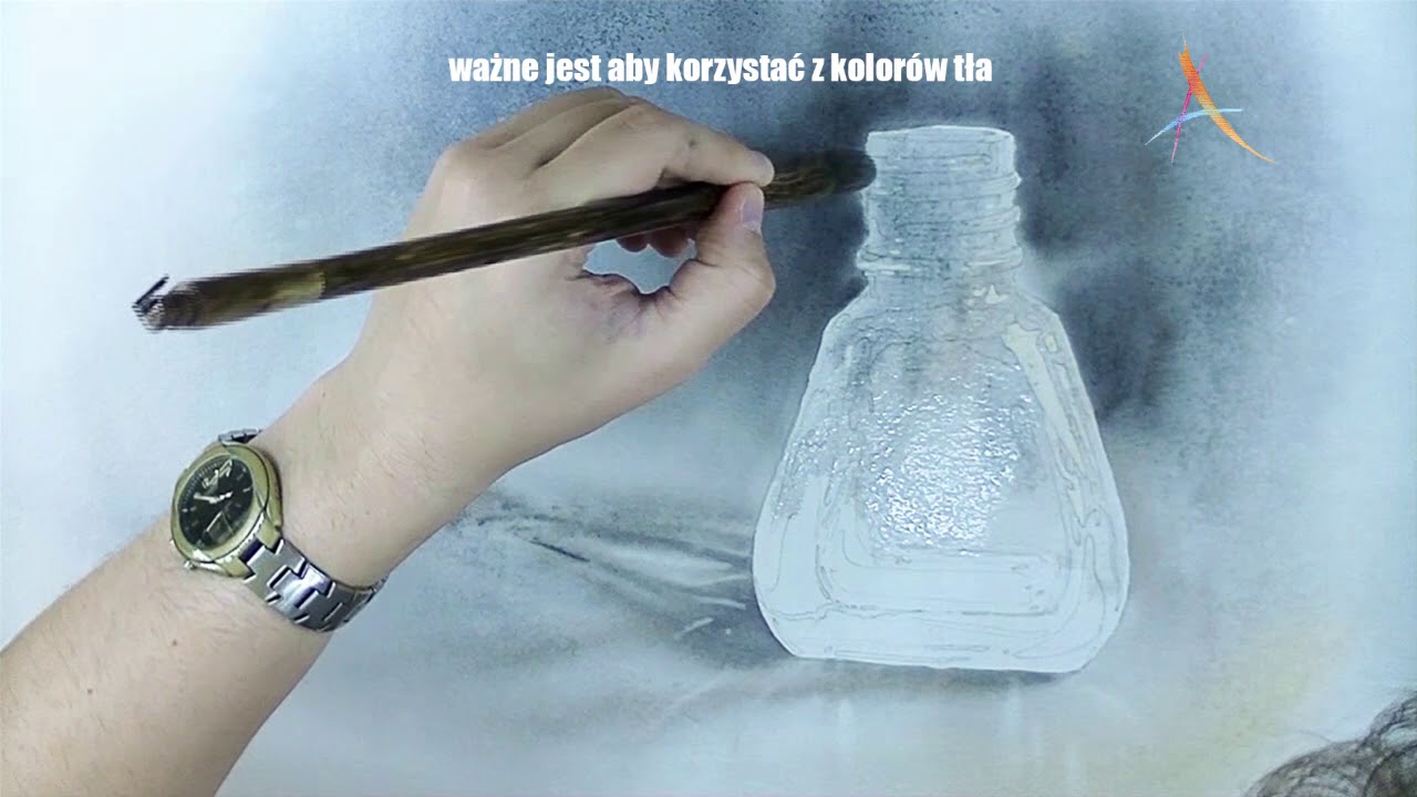 Jak namalować szkło w akwareli